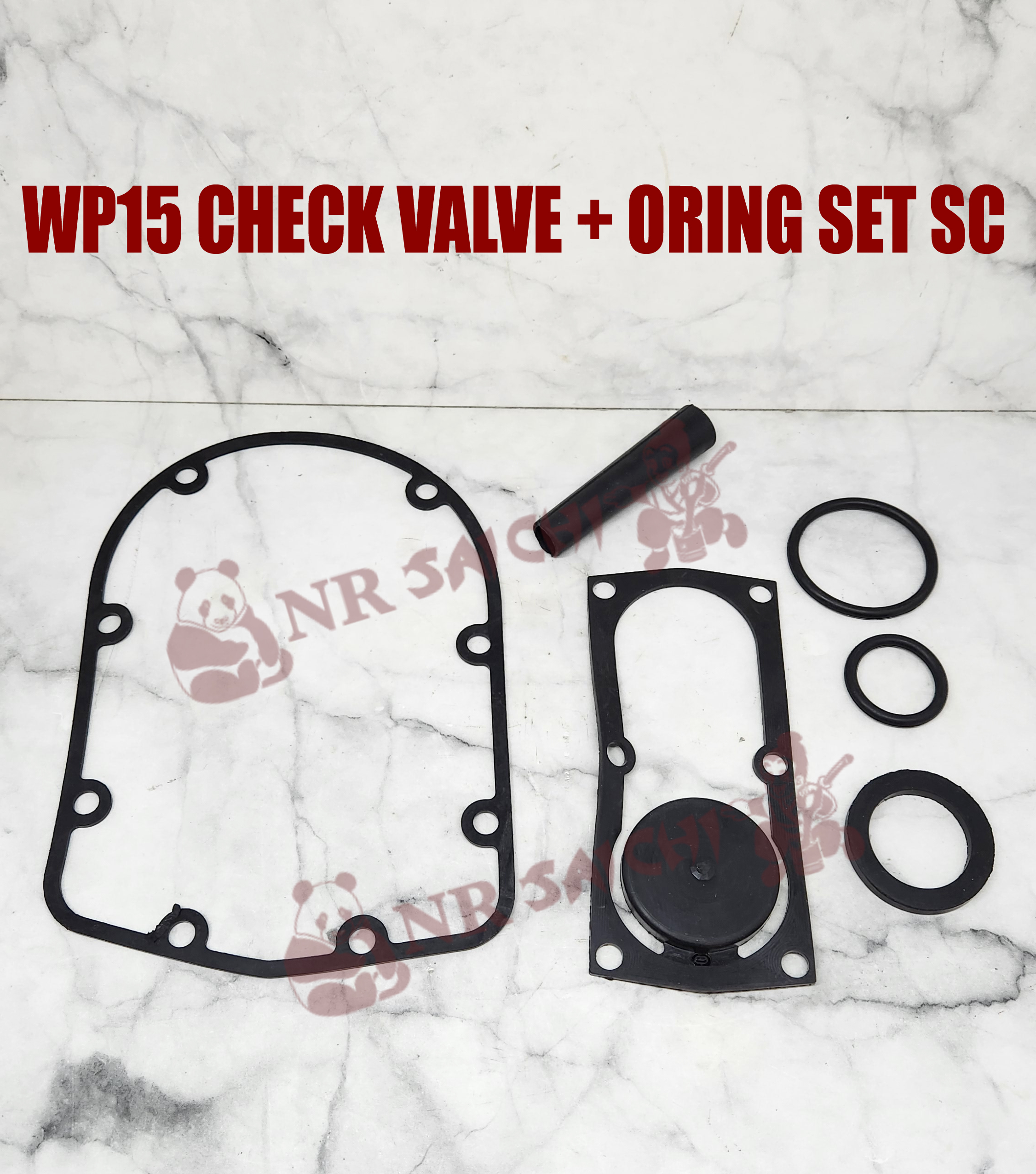 WP15          CHECK VALVE + ORING SET SC