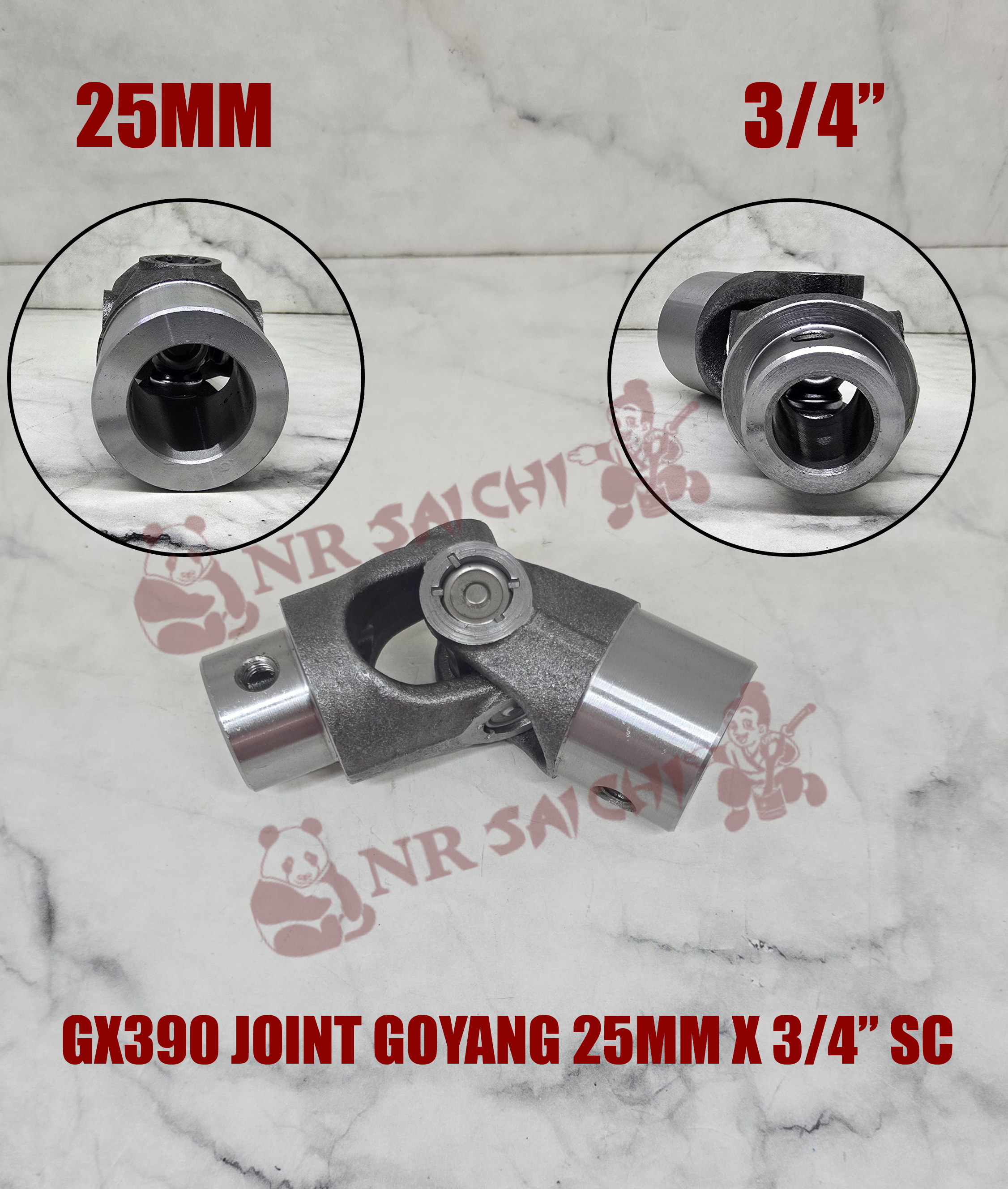 GX390         JOINT GOYANG 25 * 19MM (3/4) SC @