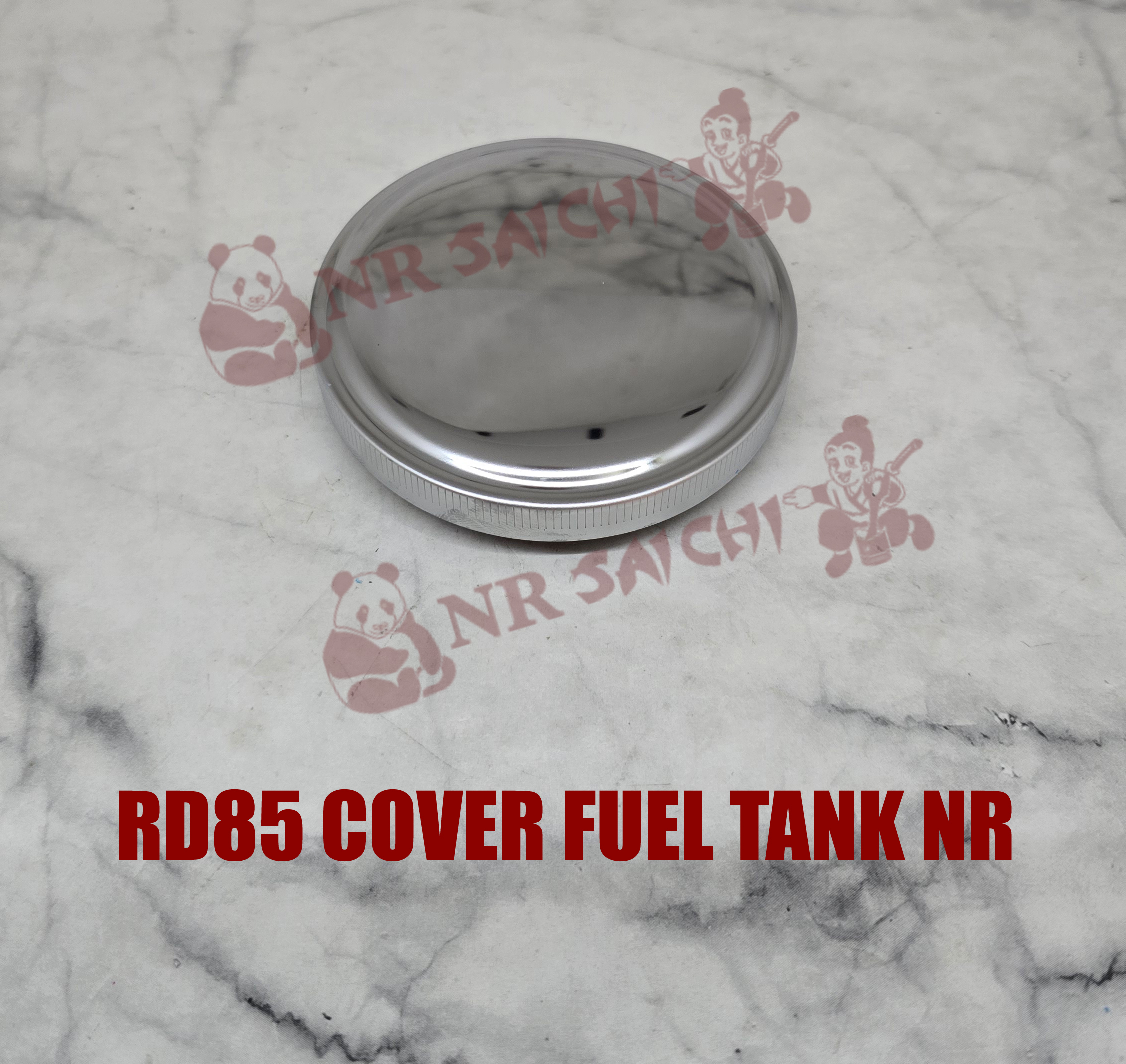 RD85          COVER FUEL TANK CHROME NR