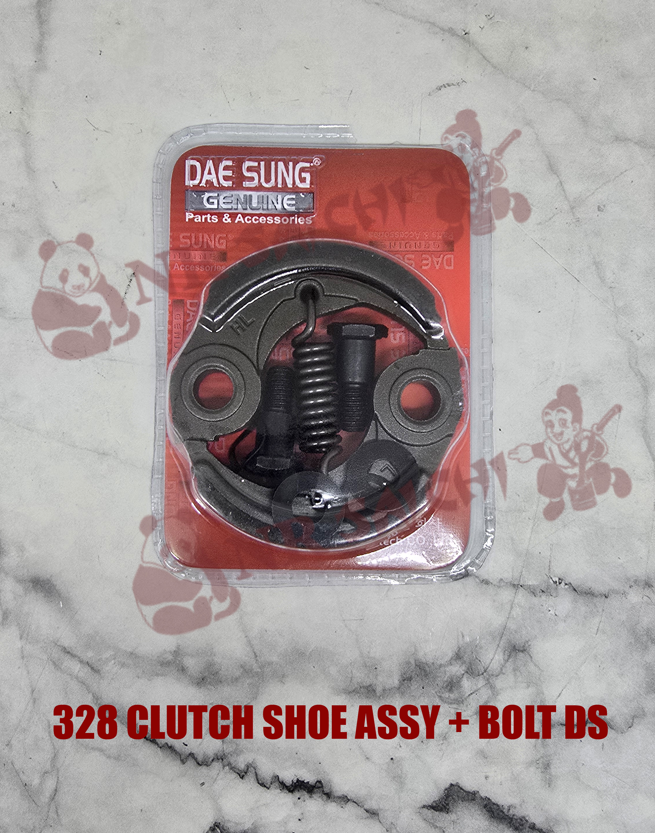 328           CLUTCH SHOE ASSY + BOLT + WSR DS