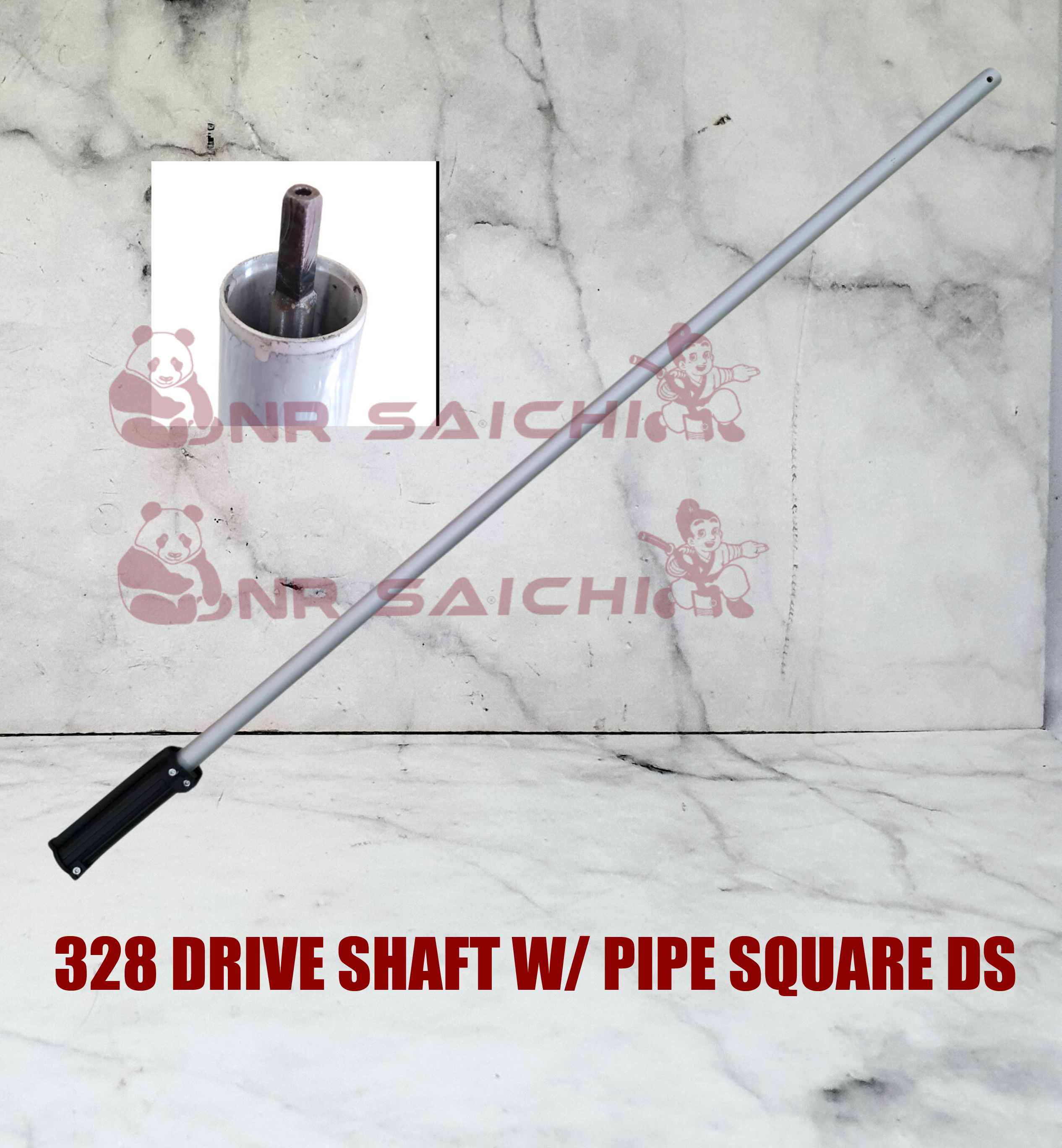 328           DRIVE SHAFT + PIPE SQUARE DS