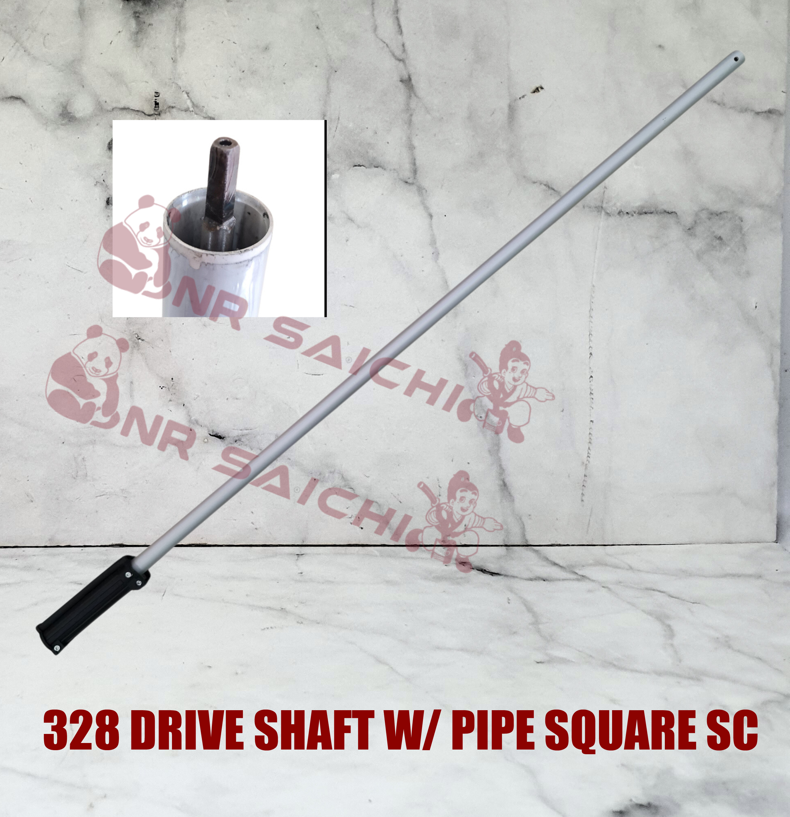 328           DRIVE SHAFT + PIPE SQUARE SC