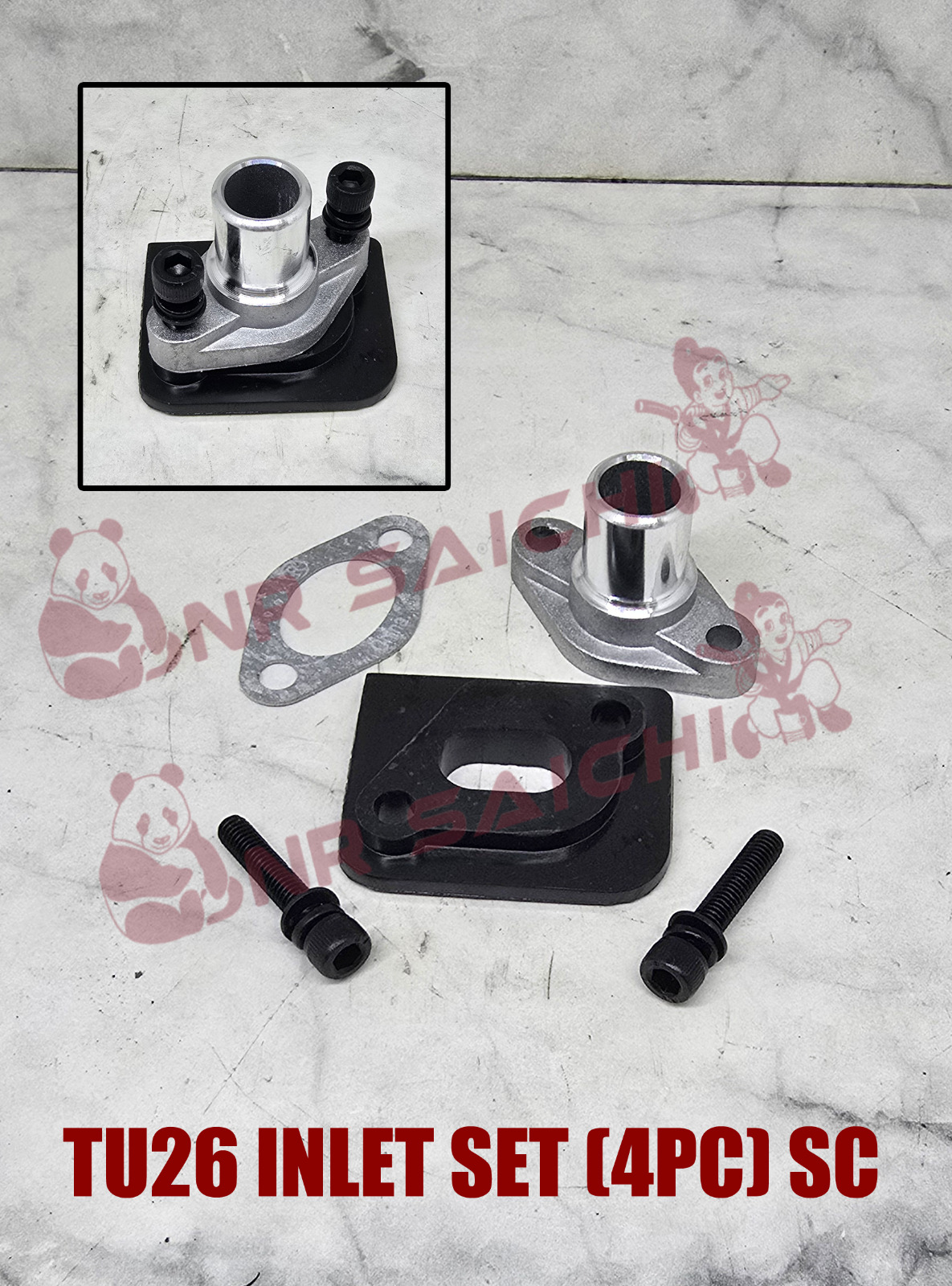 TU26          INLET SET / ADMITTING PIPE (4PC) SC