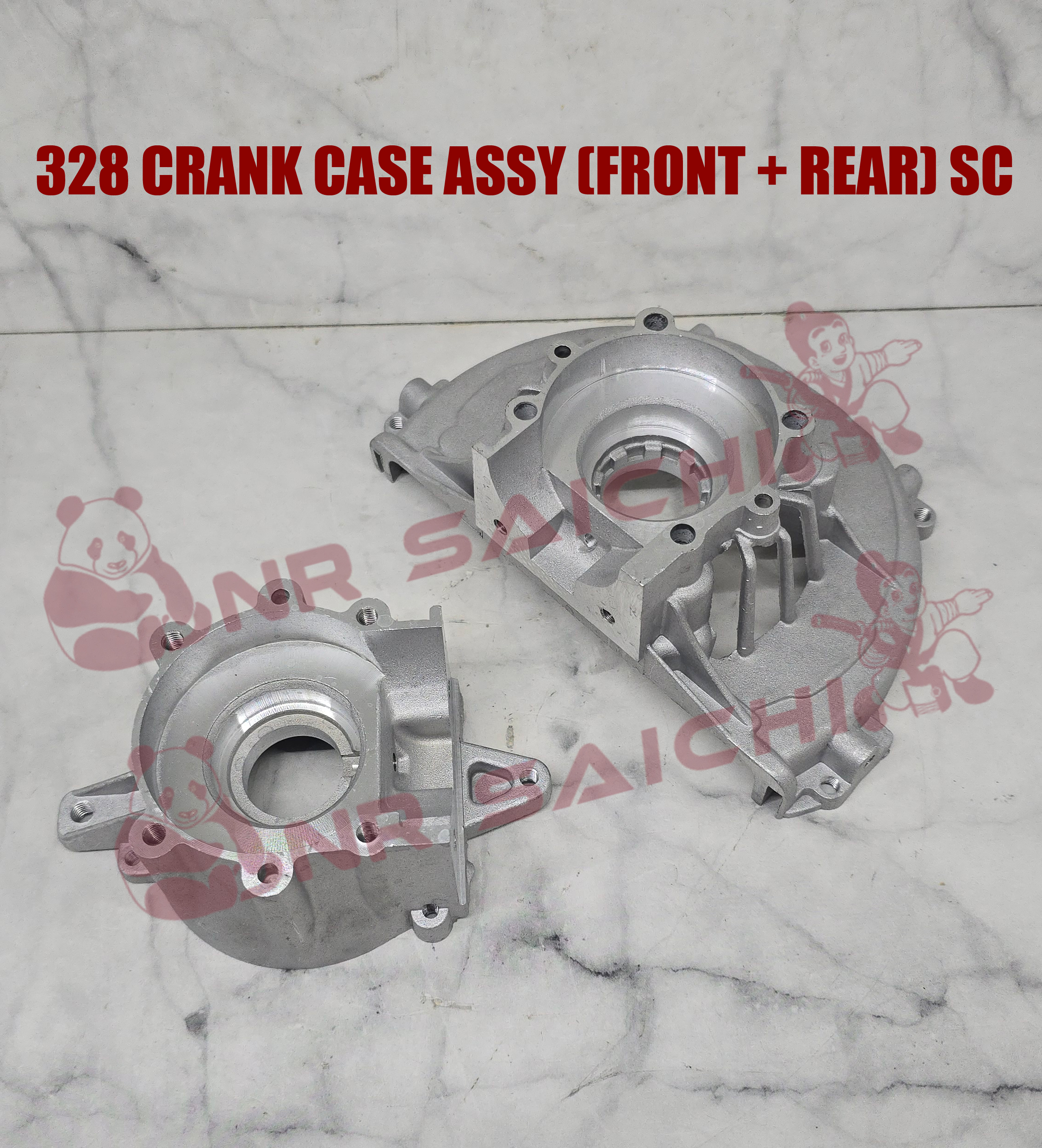 328           CRANK CASE ASY (FRONT+REAR) SC