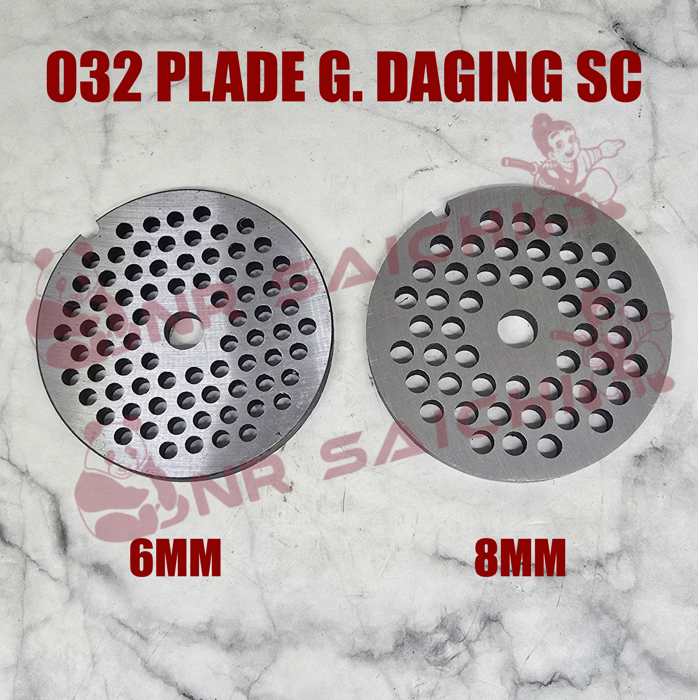 032           PLATE G. DAGING 8MM SC