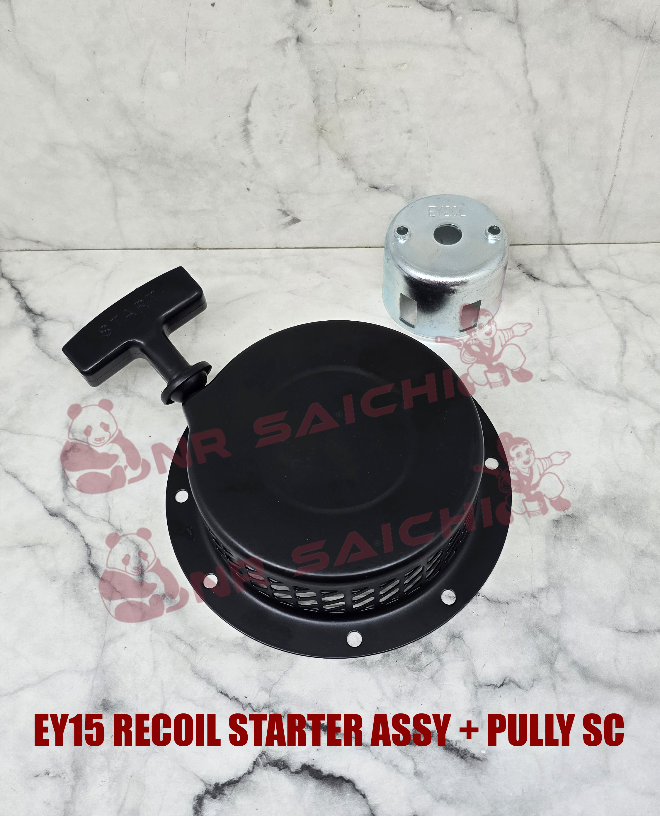 EY15          RECOIL STARTER ASSY + PULLEY SC