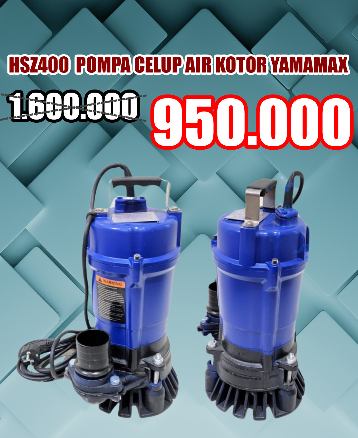 HSZ 400       POMPA CELUP YAMAMAX MANUAL