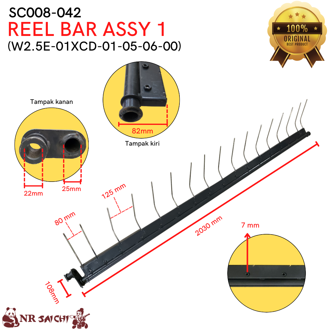 SC008-042     REEL BAR ASSY 1 NR