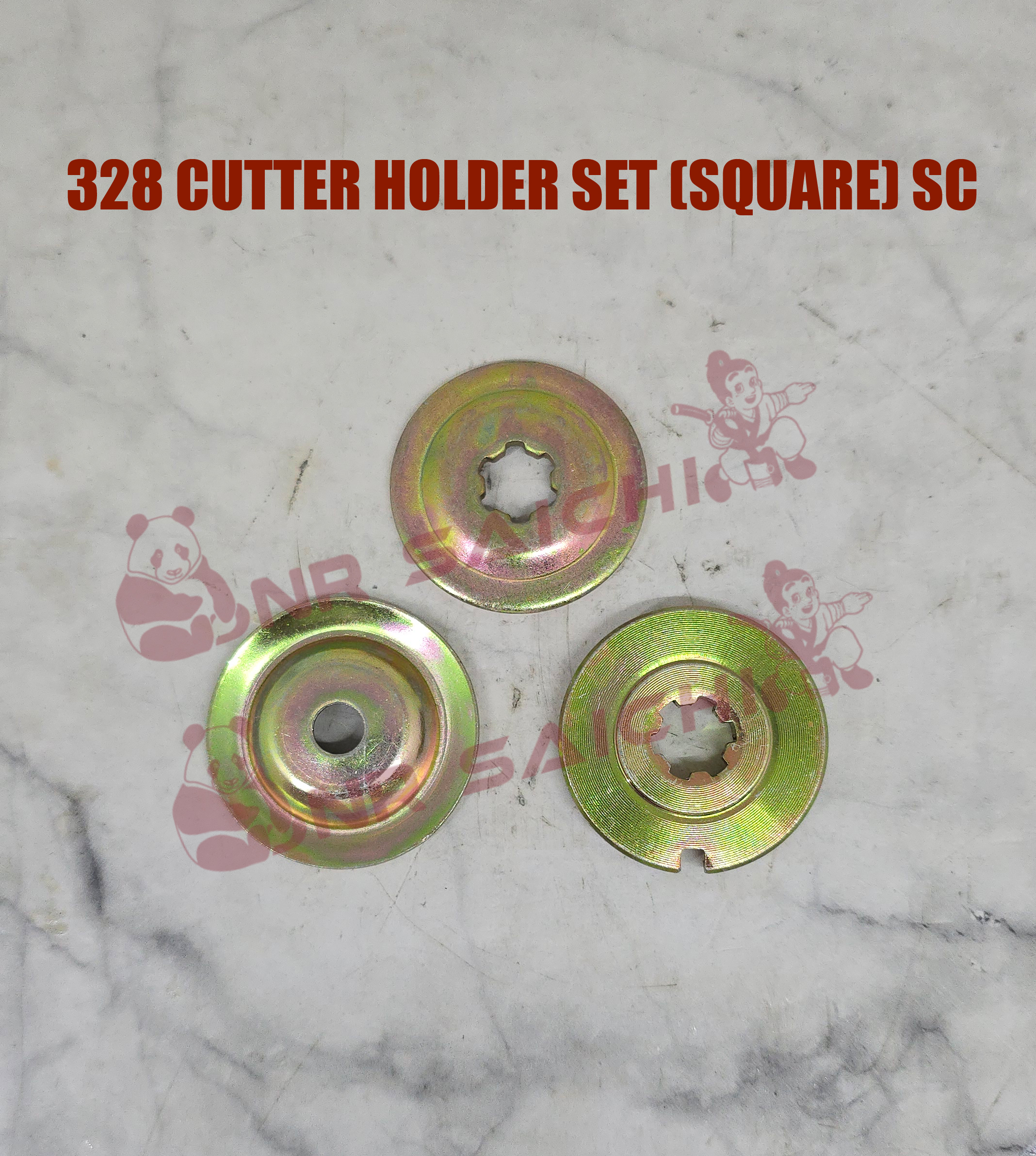 328           CUTTER HOLDER SET (3PC) SQUARE SC