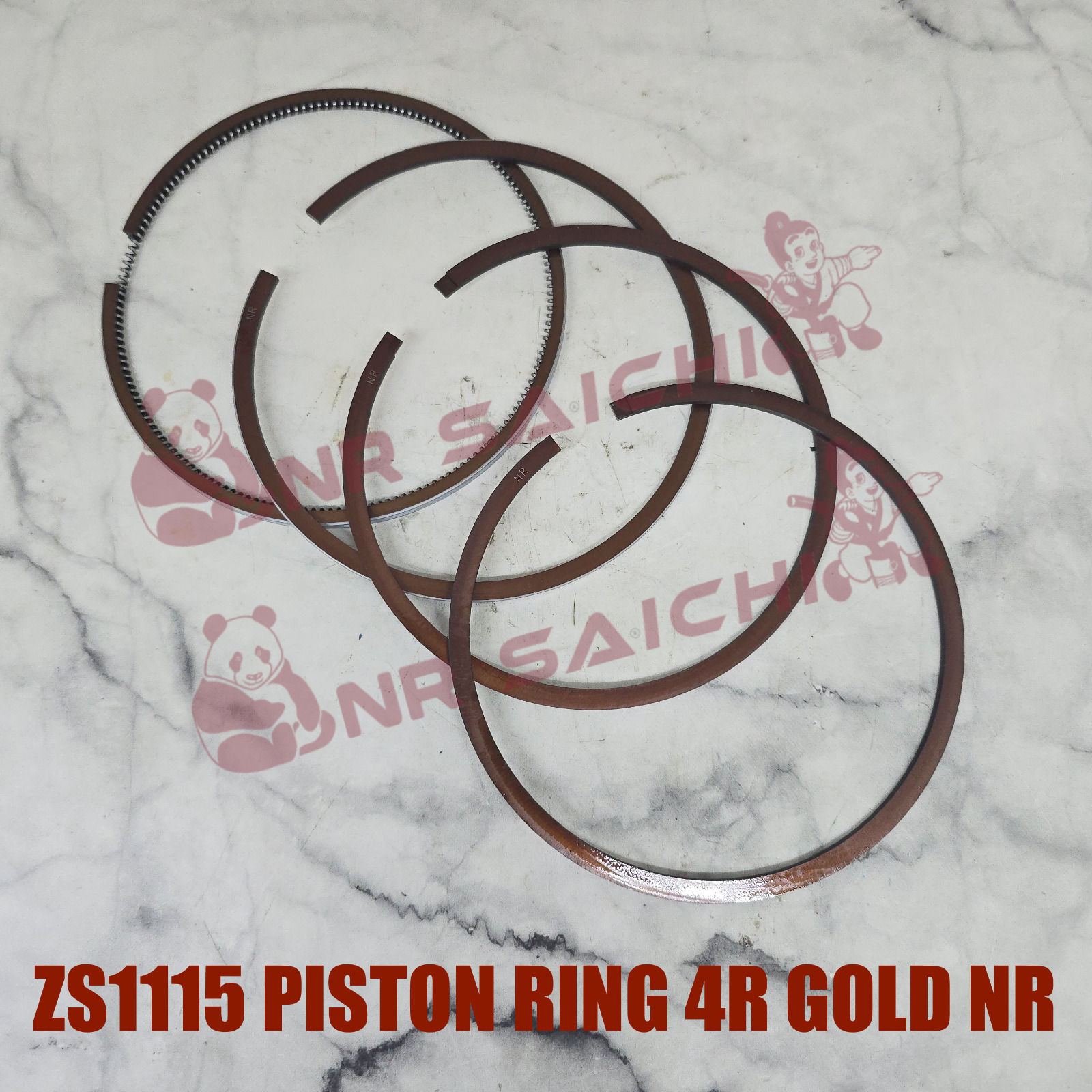 ZS1115        PISTON RING 4R NR (GOLD) SLM