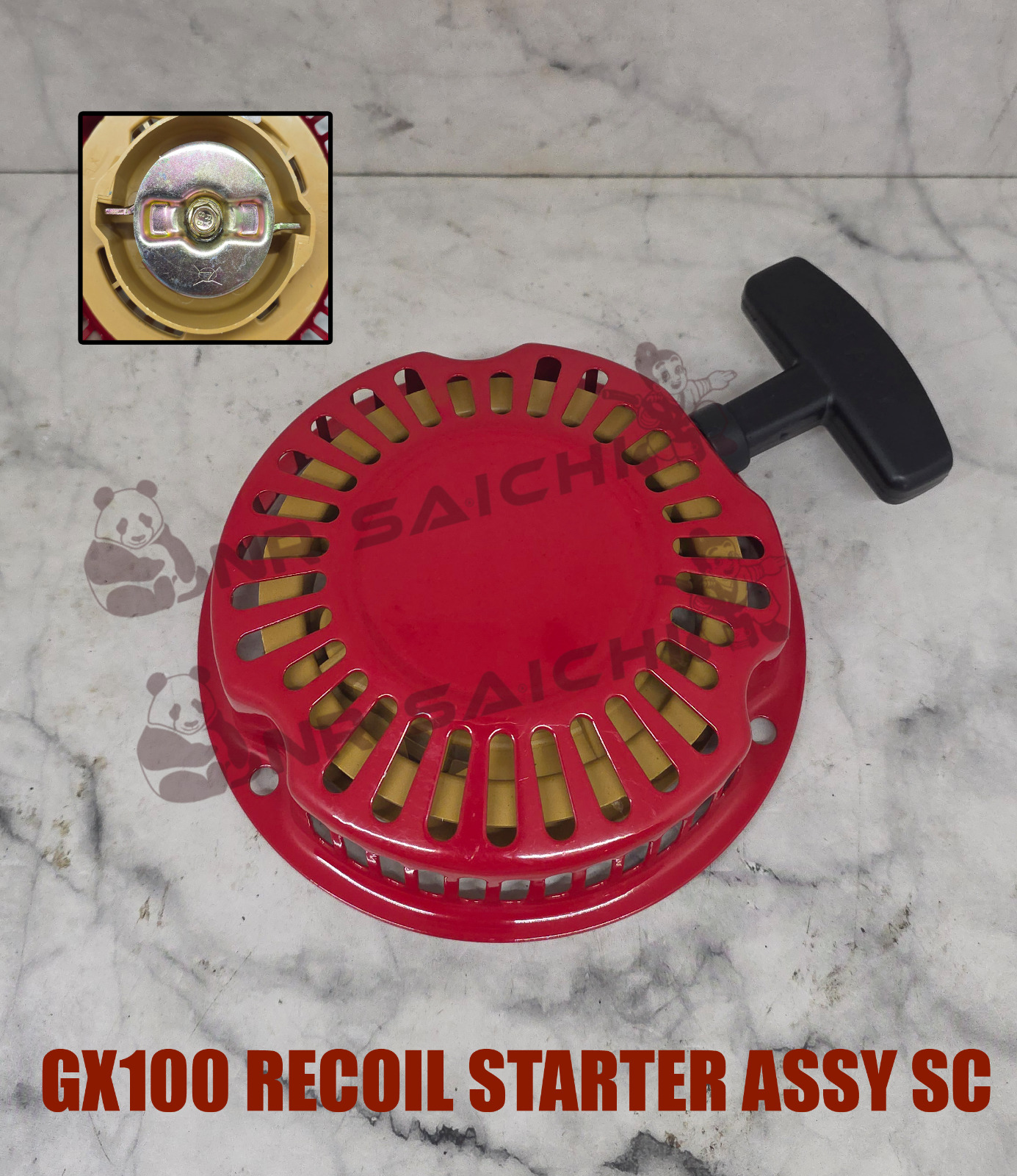 GX100 / WP10  RECOIL STARTER ASSY 3H BS SC