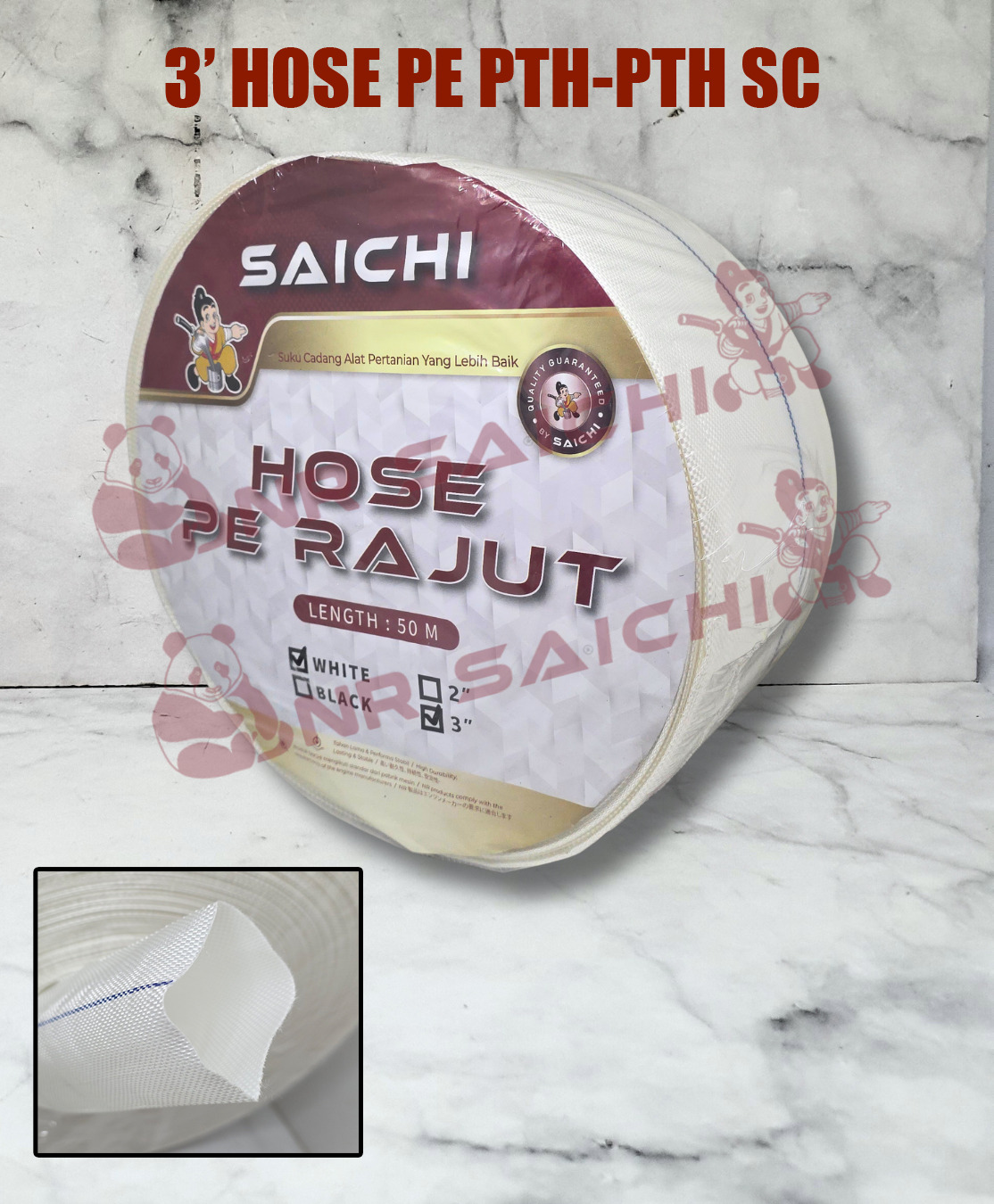 3"            HOSE PE PTH - PTH  50M SC