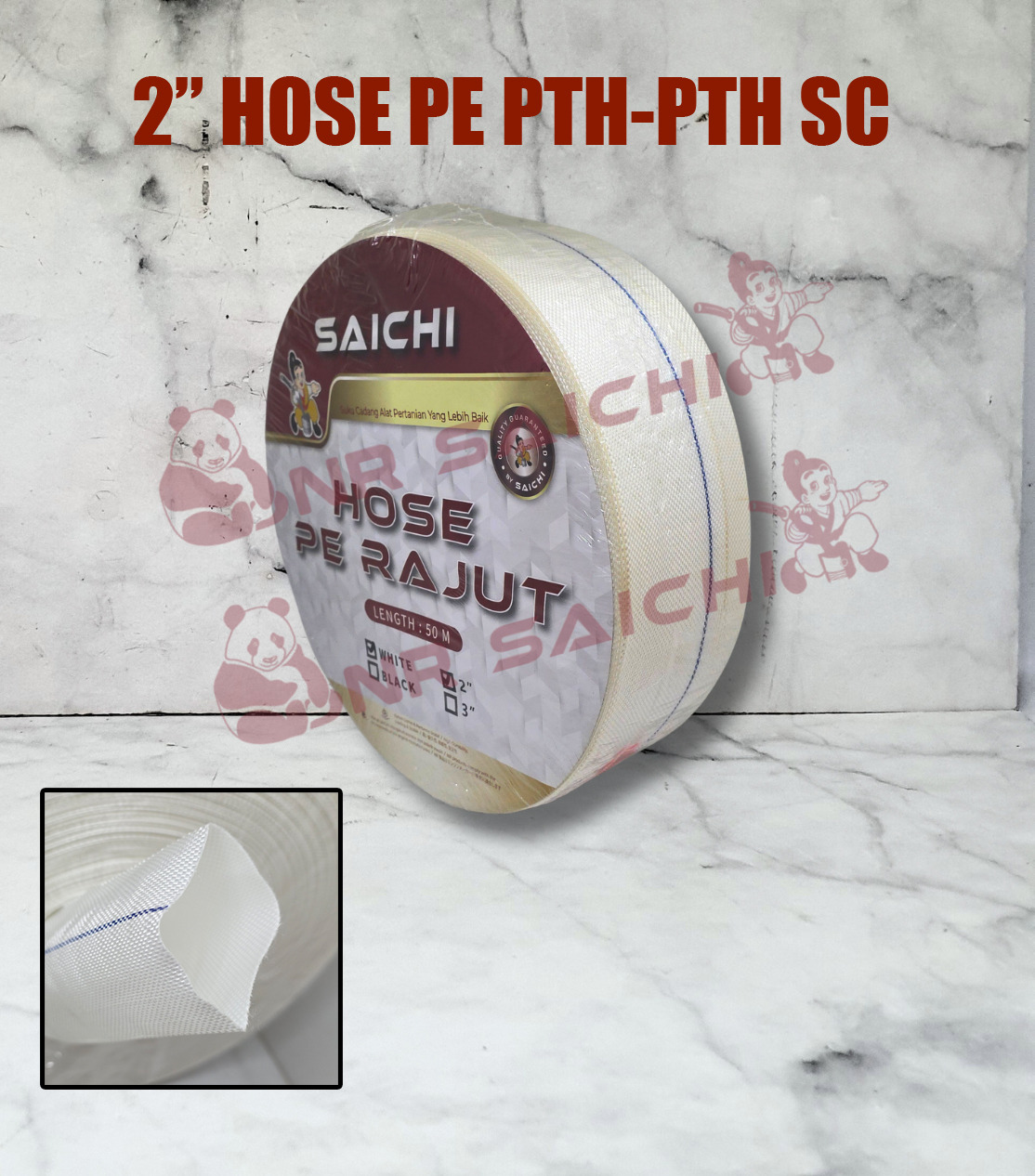 2"            HOSE PE PTH - PTH 50M SC