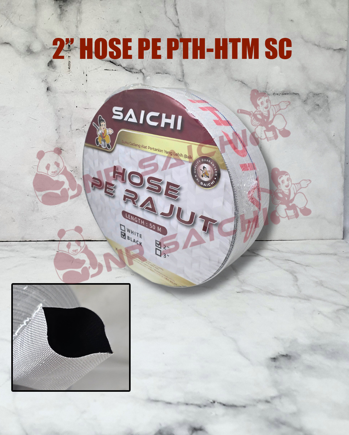 2"            HOSE PE PTH - HTM 50M SC