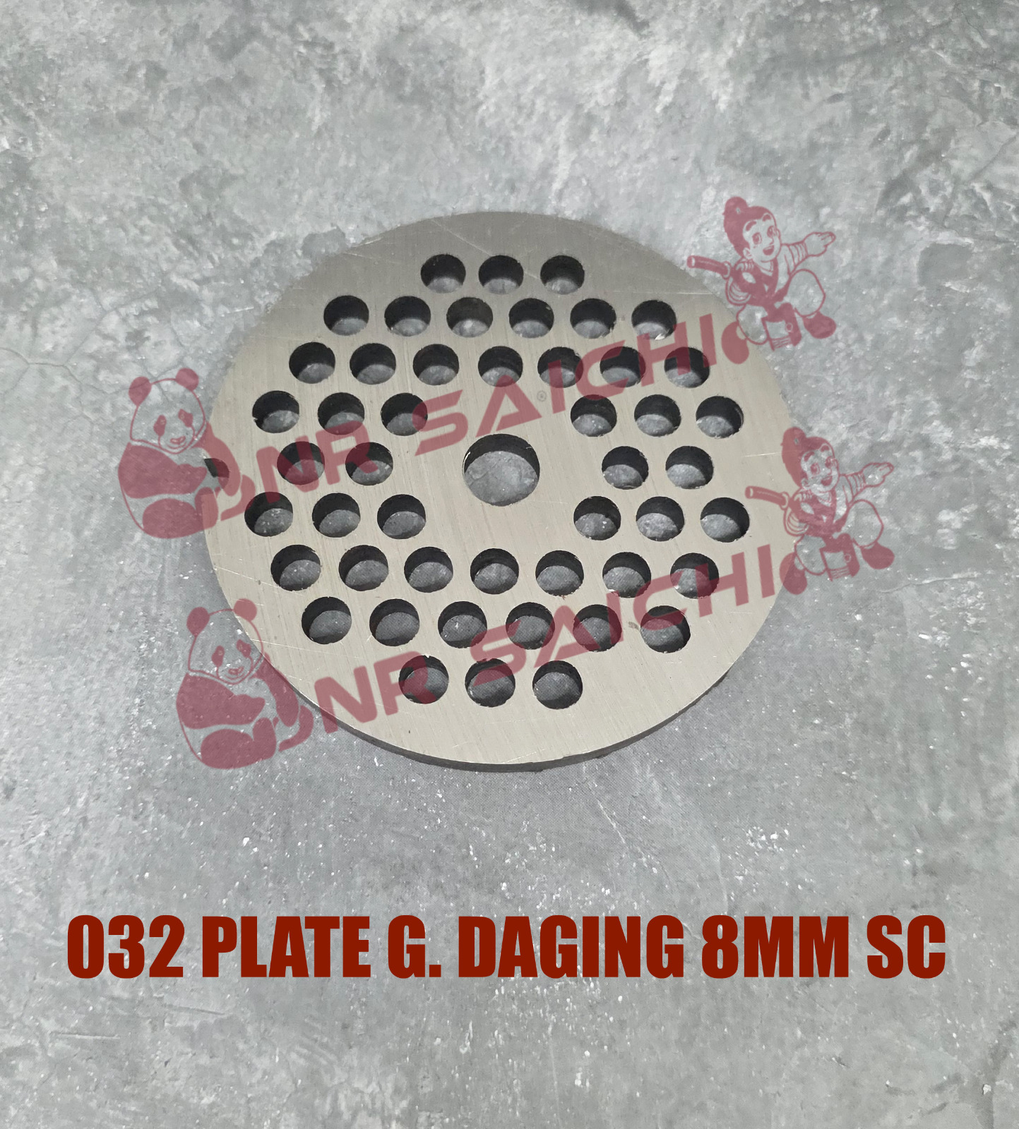 032           PLATE G. DAGING 8MM SC