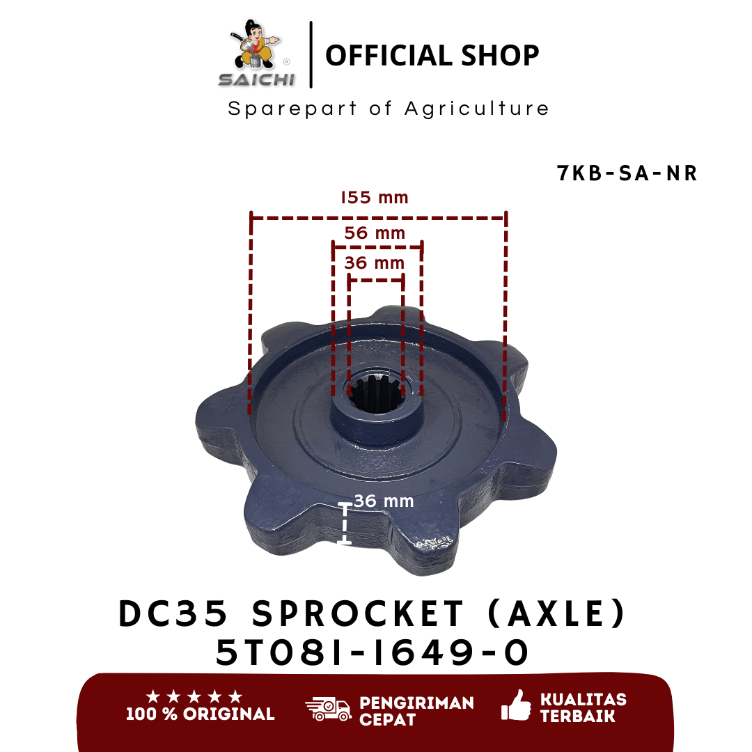 KB-5T081-1649-0 DC35 ROLLER, DRIVER  NR