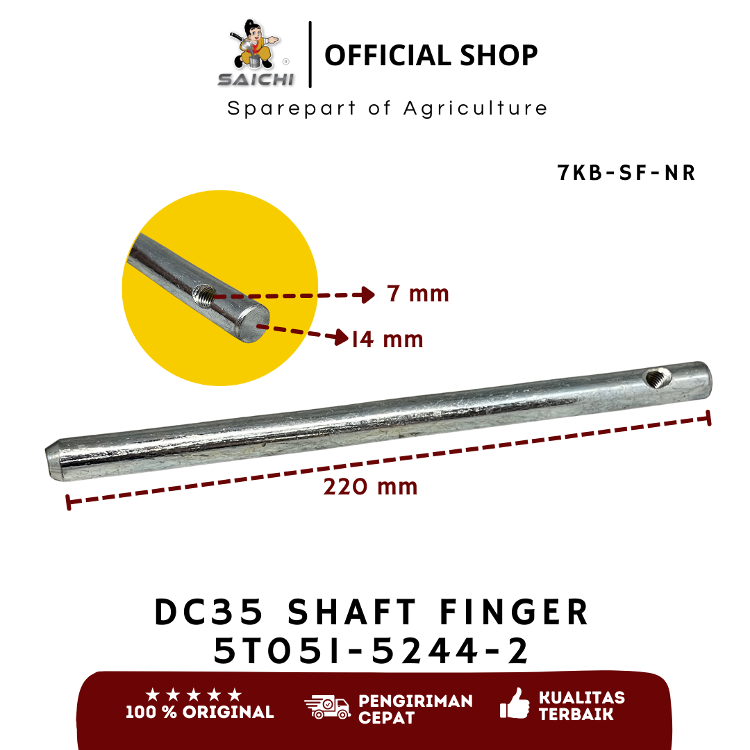 KB-5T051-5244-2 DC35 SHAFT, FINGER NR