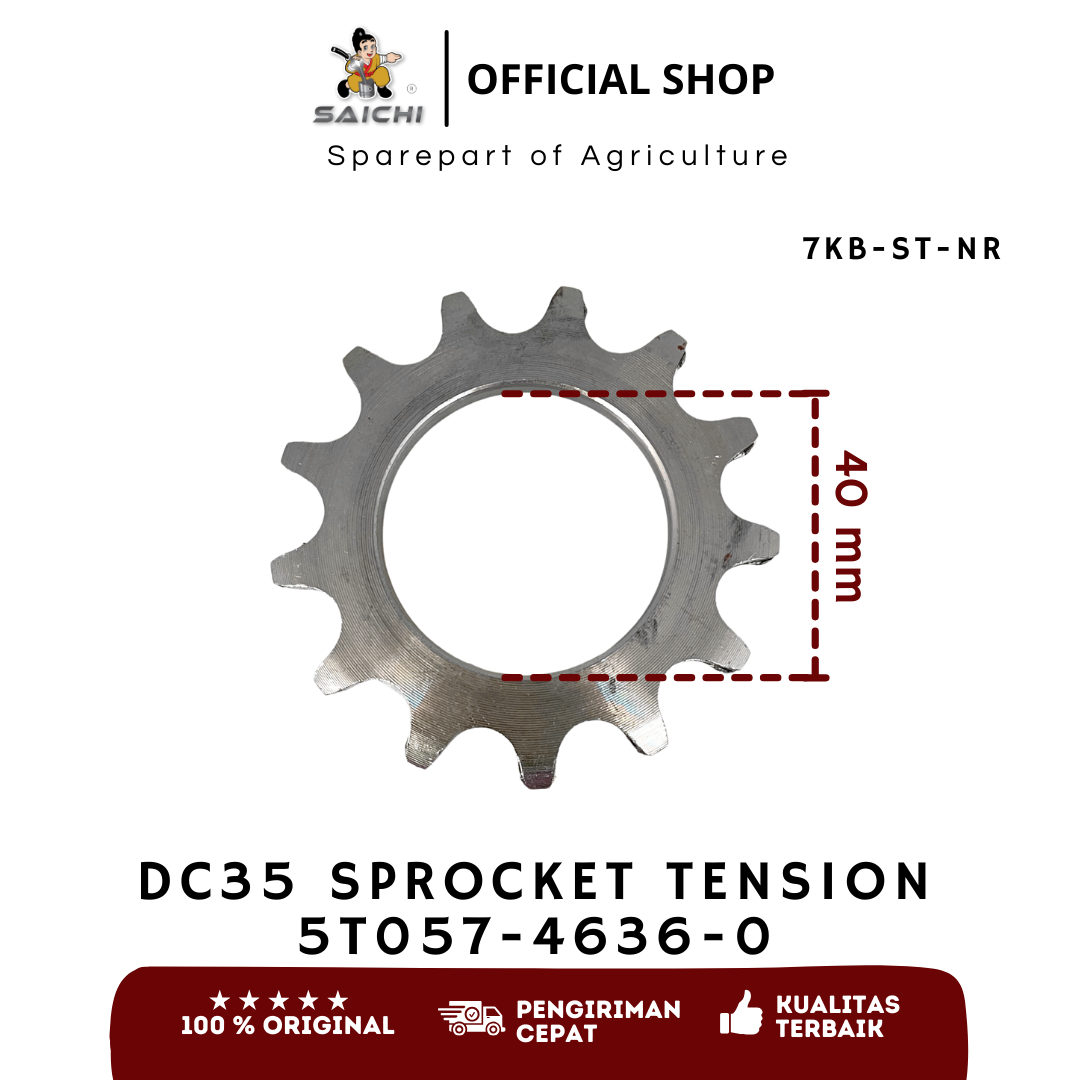 KB-5T057-4636-0 DC35 SPROCKET (TENSION) NR