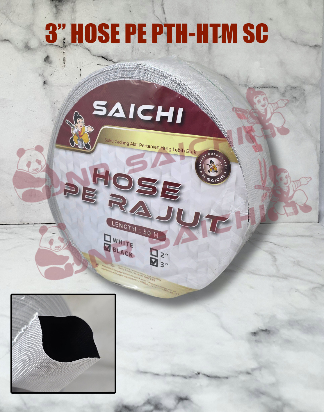 3"            HOSE PE PTH - HTM 50M SC