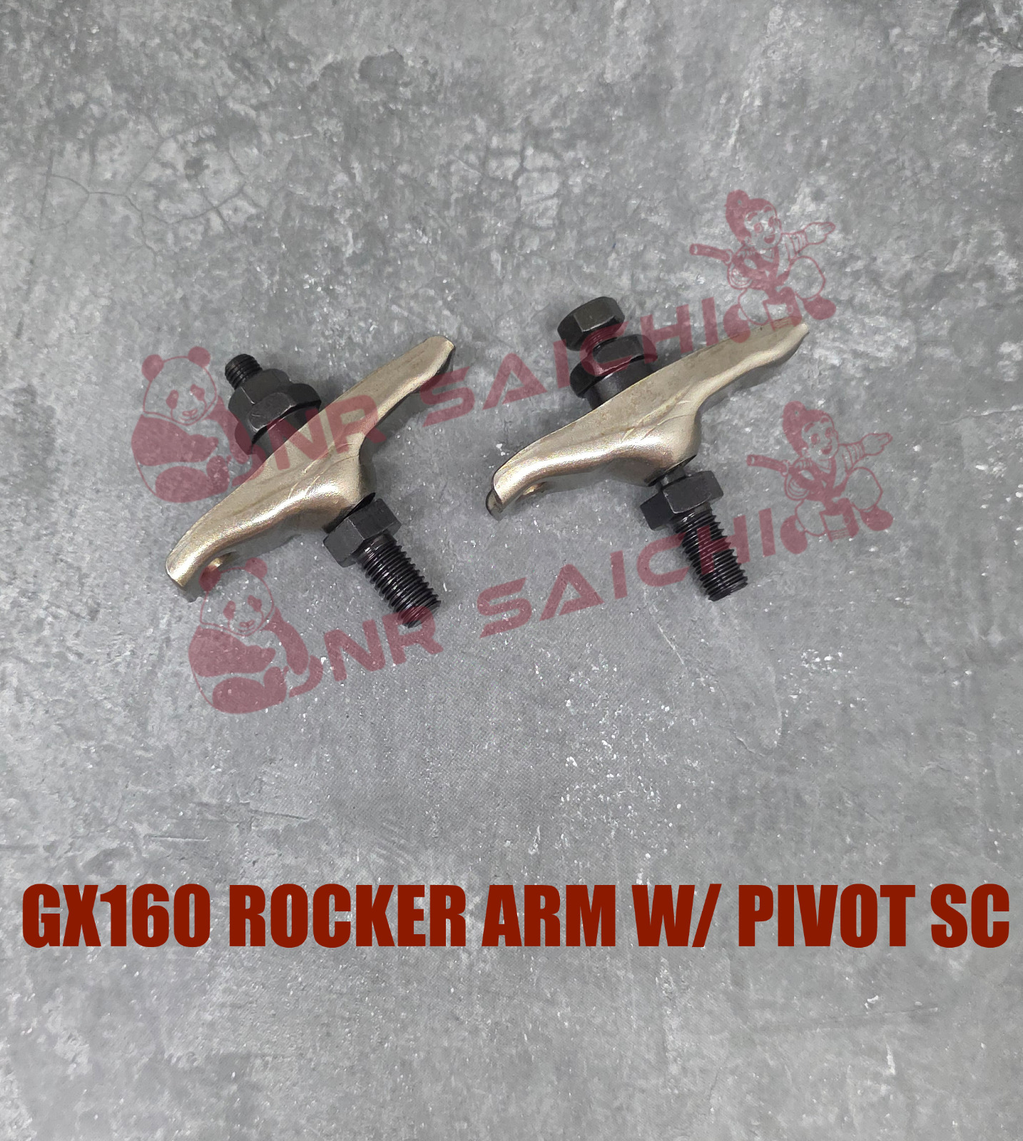 GX160         ROCKER ARM + PIVOT SC