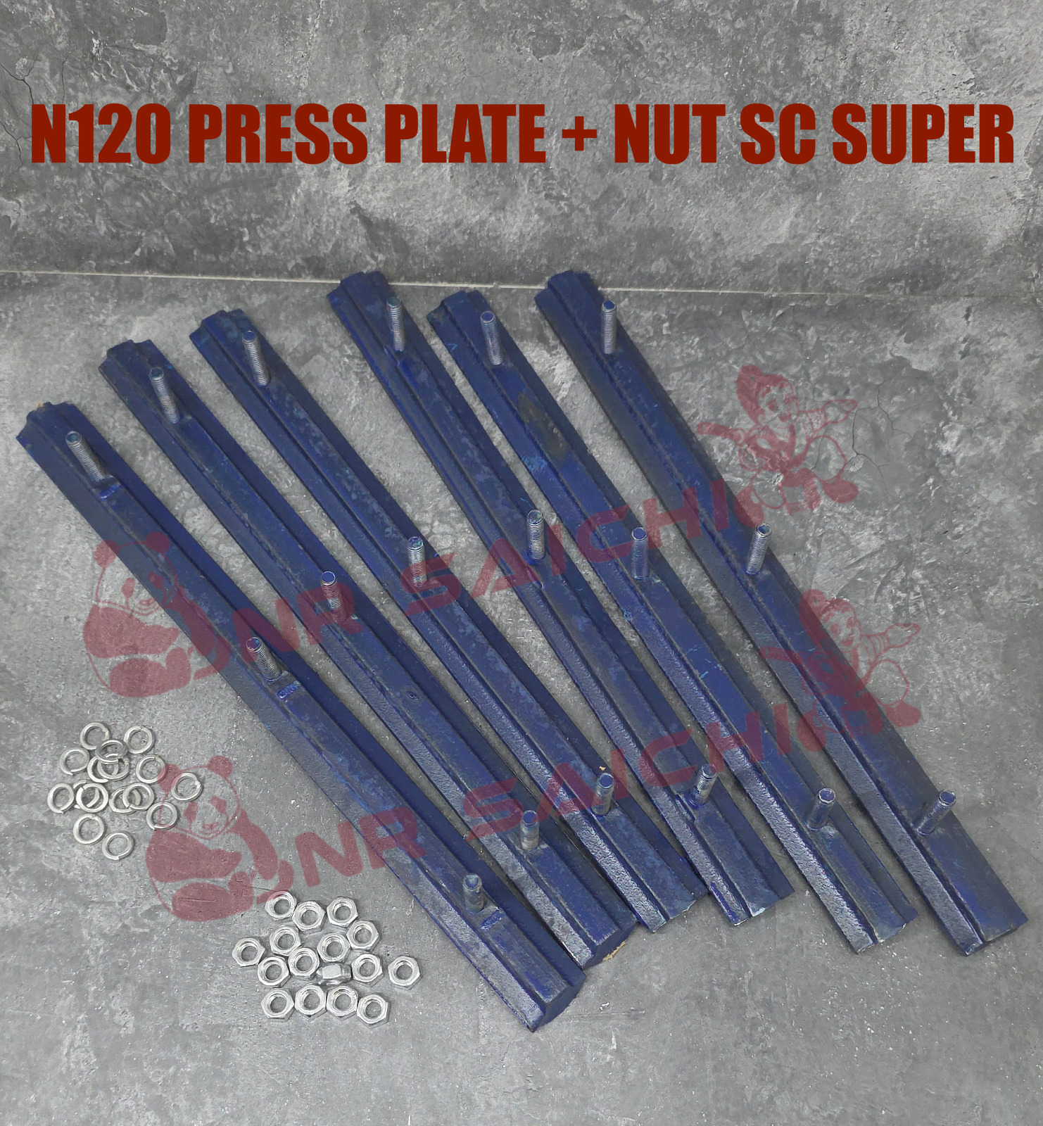 N120          PRESS PLATE SUPER W/NUT (JEPIT) SC