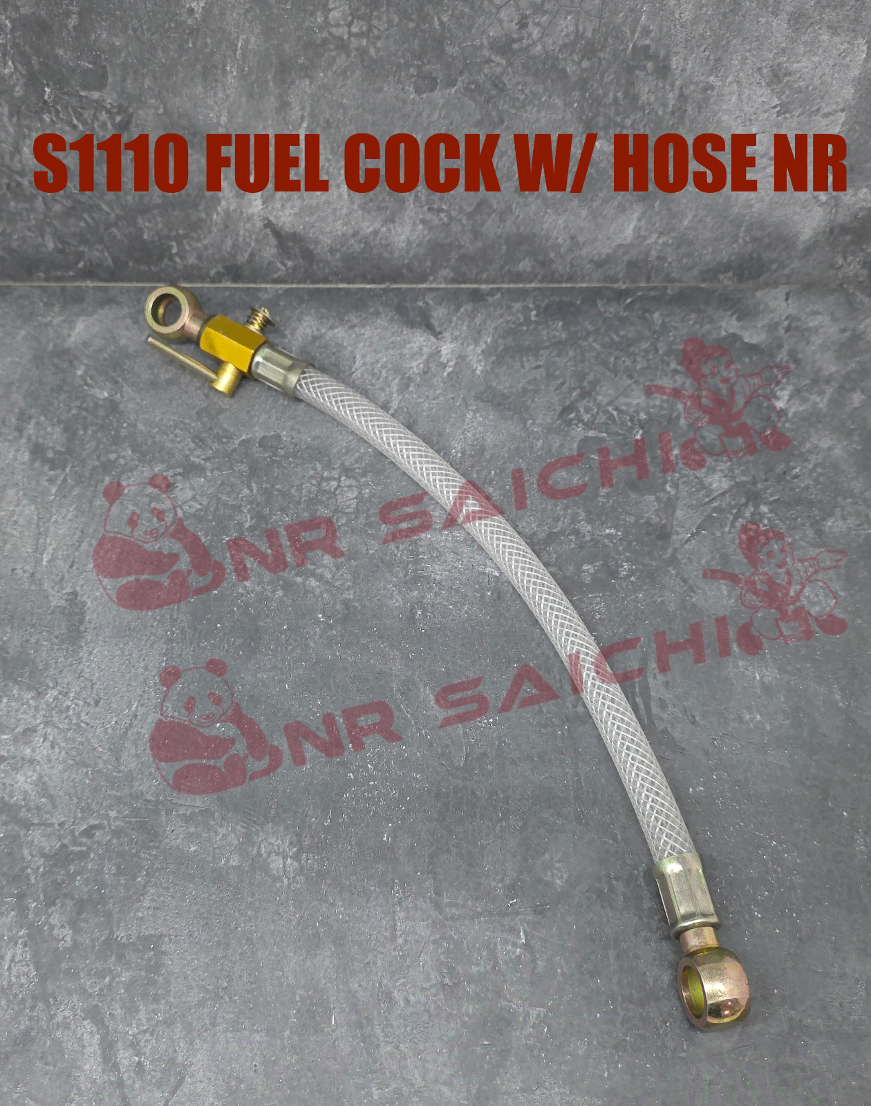 S1110 - ZS1115 FUEL COCK + HOSE (NEW) NR