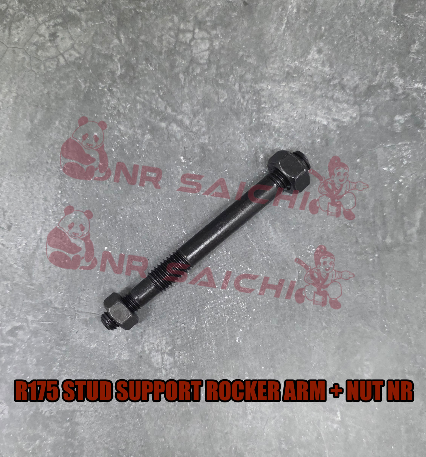 R175-R180     STUD SUPPORT RA+NUT SS NR HTM