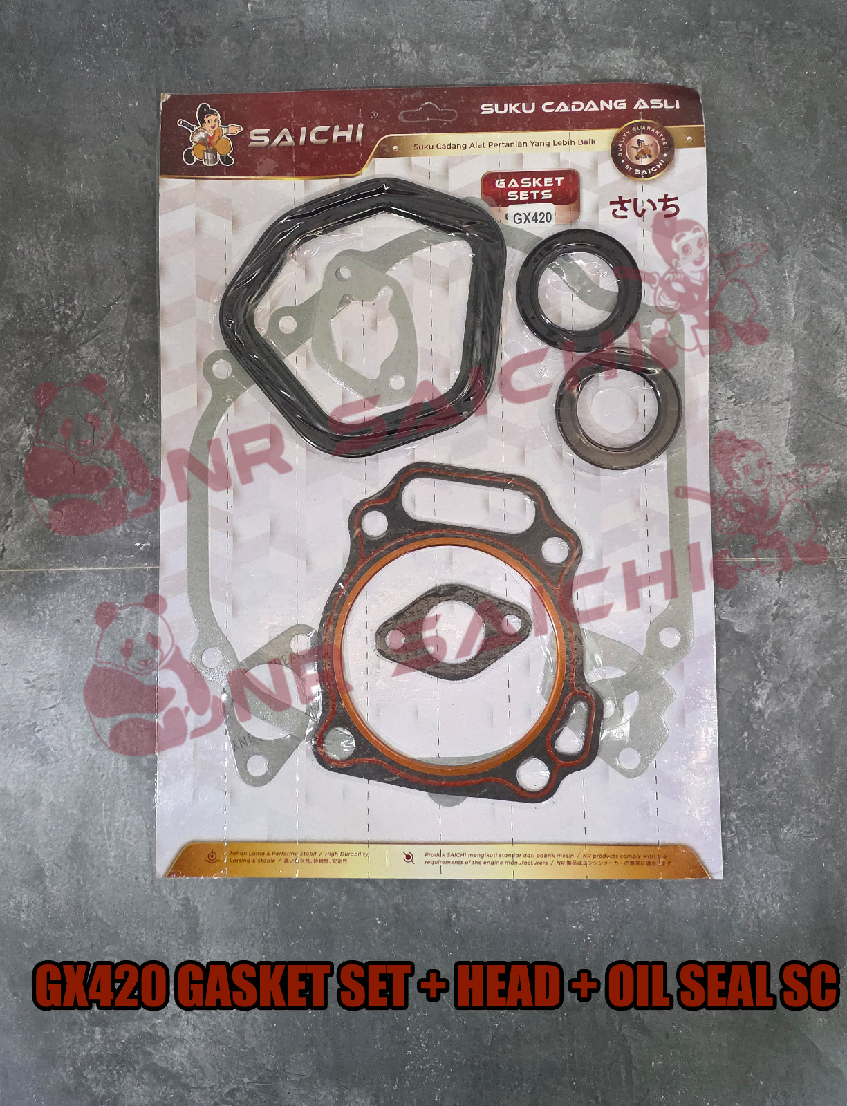 GX420         GASKET SET + HEAD + OIL SEAL SC