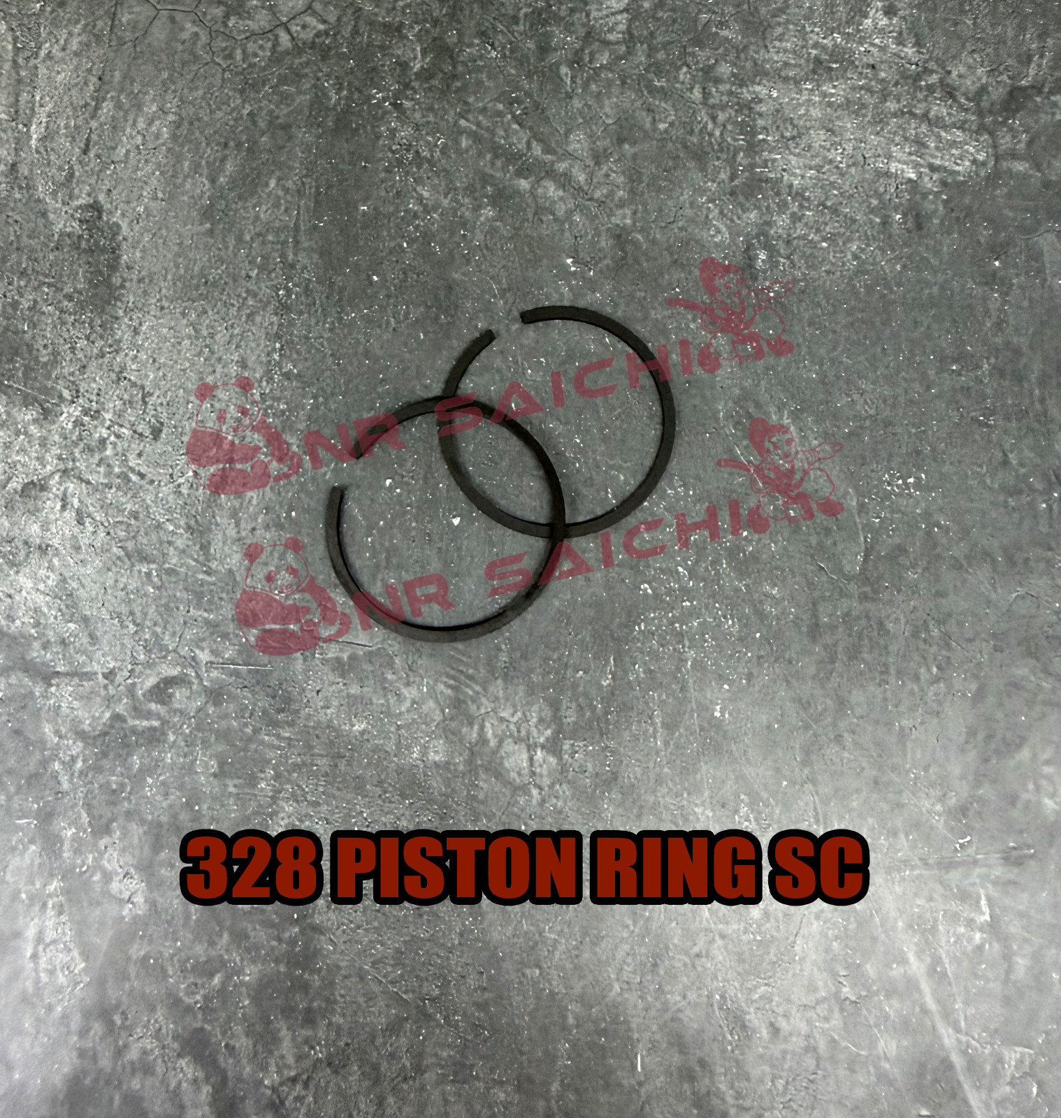 328           PISTON RING (36MM) GOLD SC