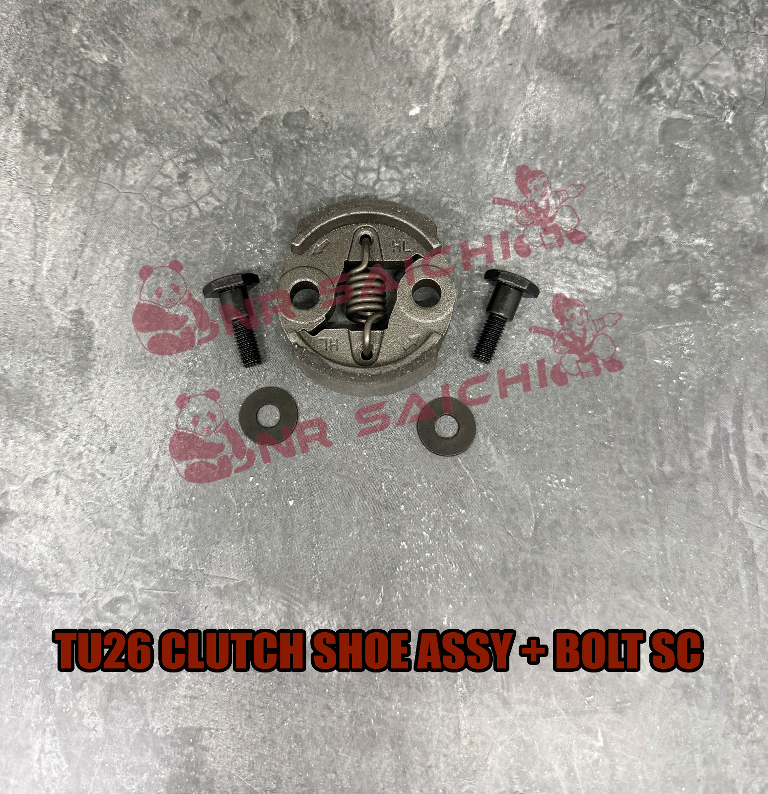 TU26 / 3WZ4   CLUTCH SHOE ASSY + BOLT SC