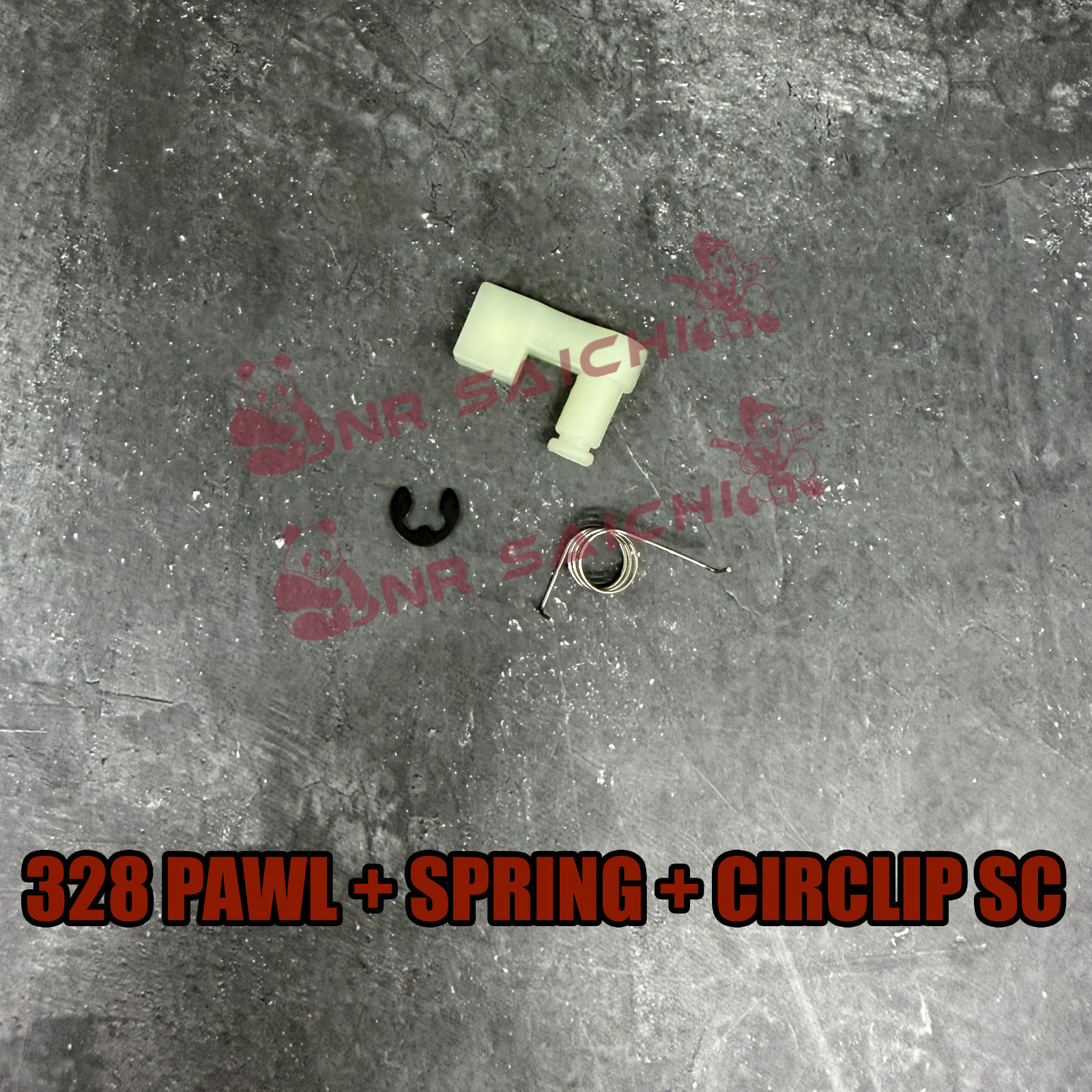 328           PAWL + SPRING + CIRCLIP SC