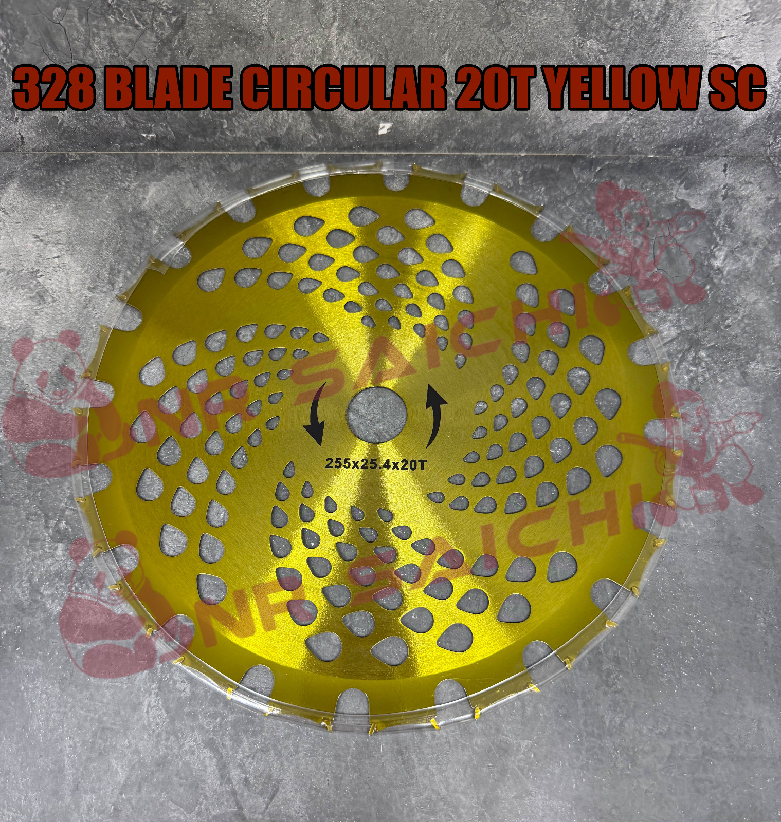 328           BLADE CIRCULAR 20T SC YELLOW