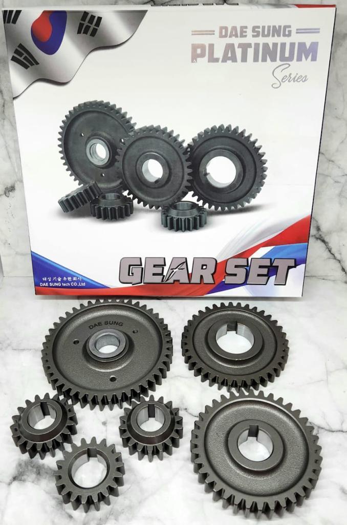S195 - ZS1115 GEAR SET + BUSH GOV DS PLATINUM